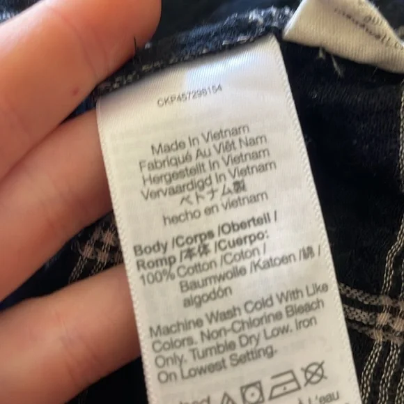 Madewell Lightspun Evert Top in Windowpane - Picture 7 of 7